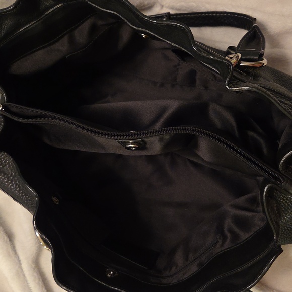 Coach Black Pebbled Leather Penelope Shoulder Bag - Picture 10 of 13